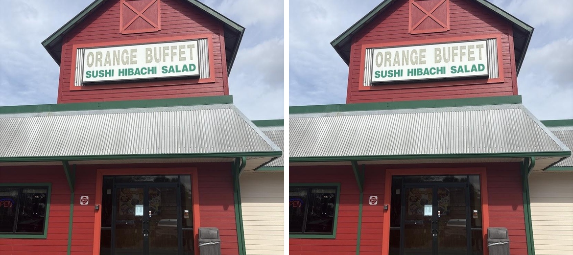 Orange Buffet Menu