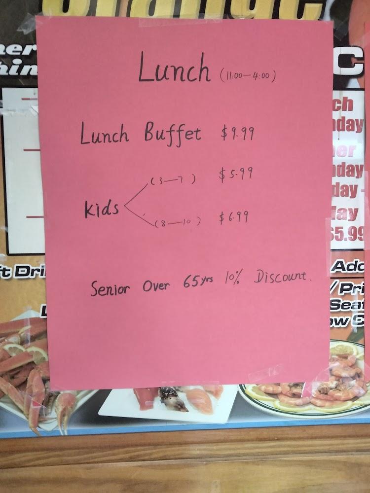 Orange Buffet Menu image 2